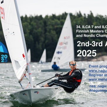 Pirmo reizi notiks Ziemeļvalstu čempionāts Masters ILCA 6 un ILCA 7 klasēs